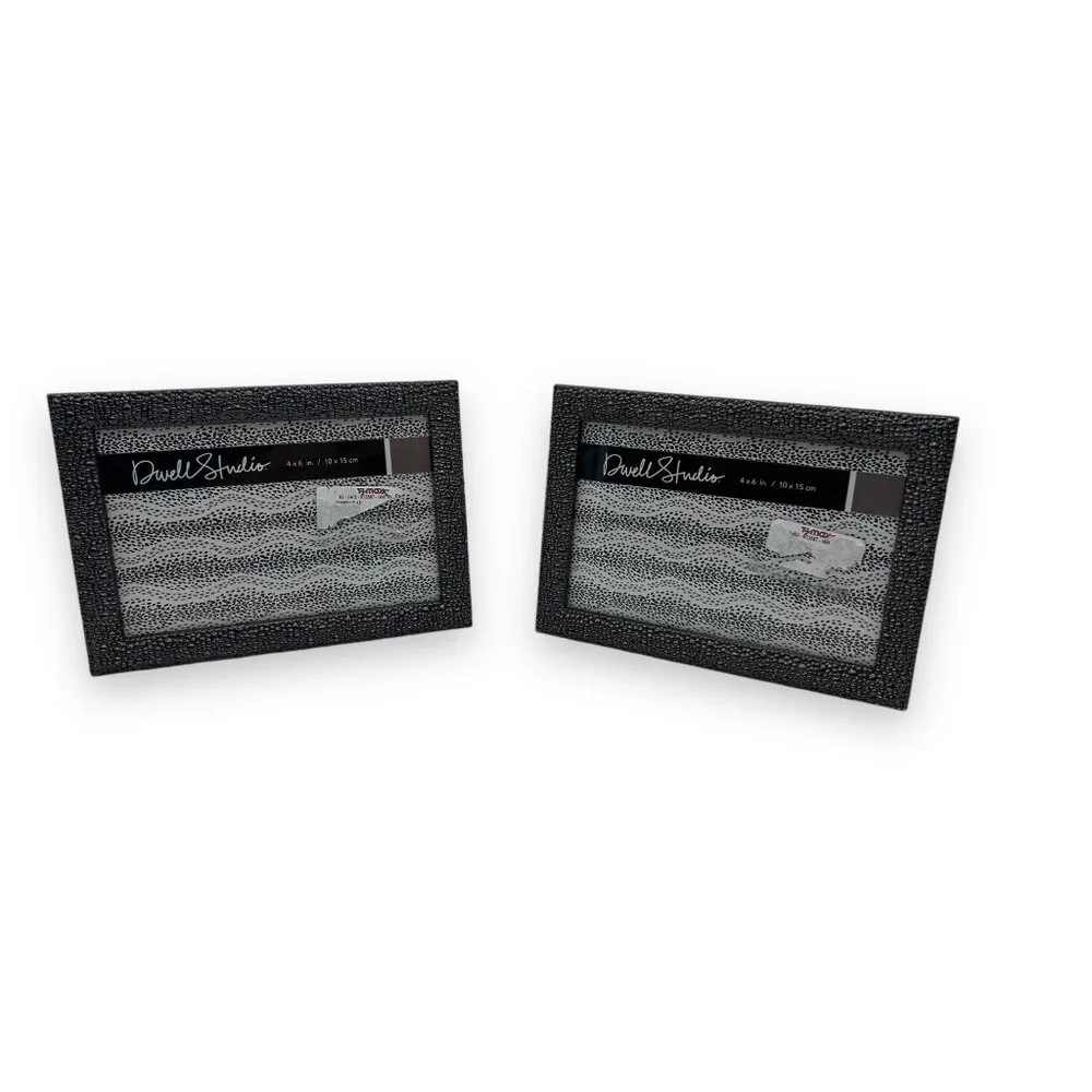 DwellStudio Black Pebble Texture 4x6
